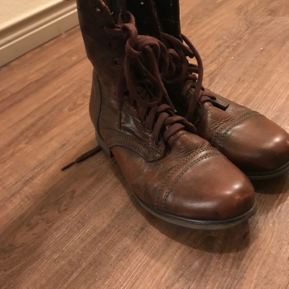 Steve Madden combat boots